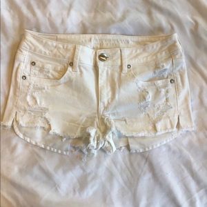 American Eagle White Shorts